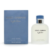 DOLCE & GABBANA LIGHT BLUE 4.2 EAU DE TOILETTE SPRAY FOR MEN.